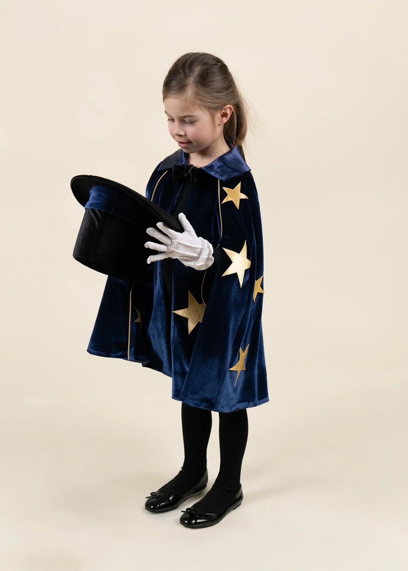 Wizard Cape Play Costume with Hat & Gloves 3–4Y