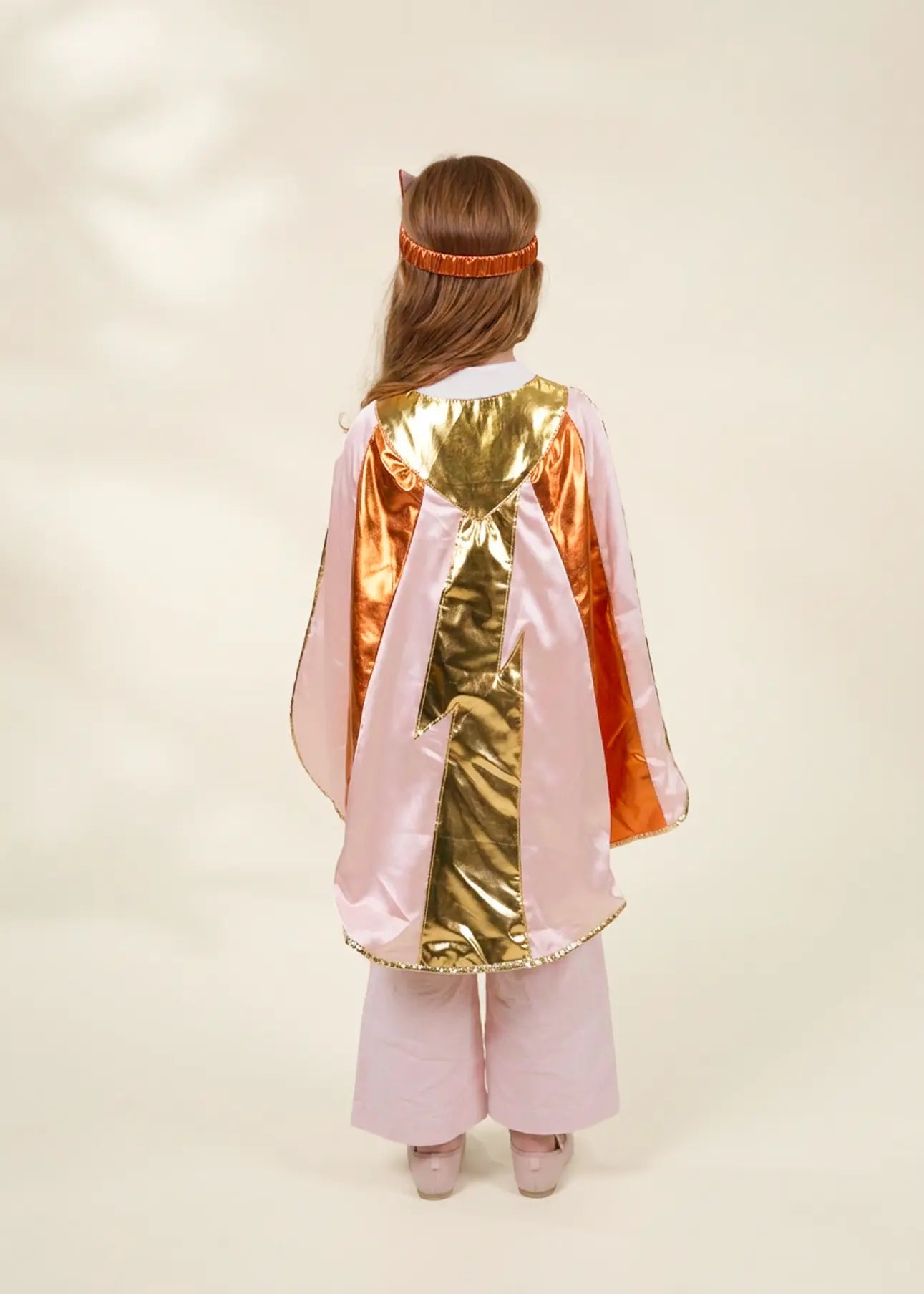 Image of Coral Superhero Cape & Mask Play Costume 3–4Y
