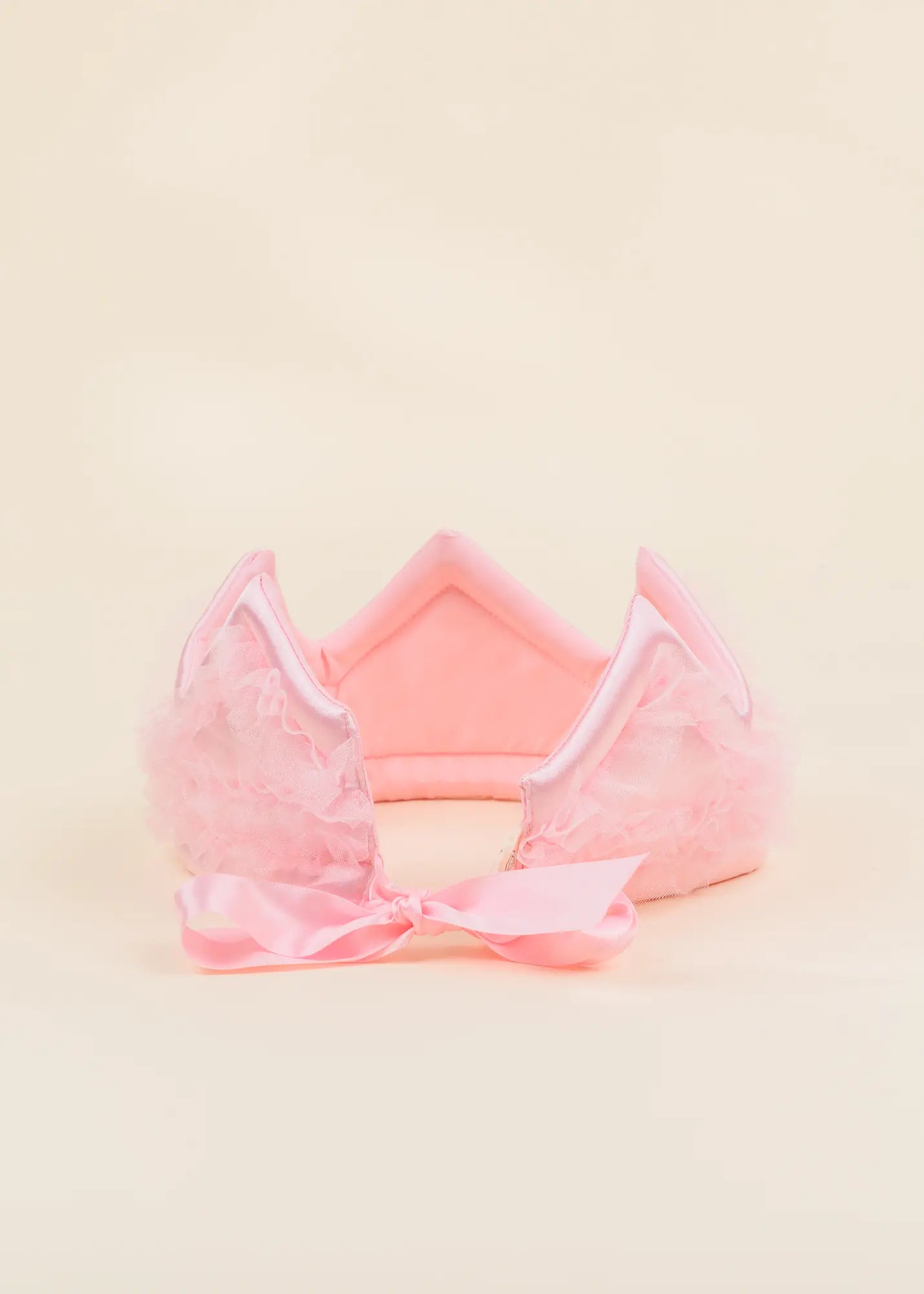 Image of Couronne rose à volants 