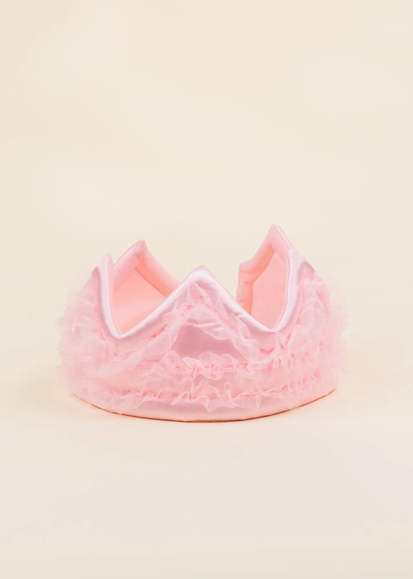 Image of Couronne rose à volants 
