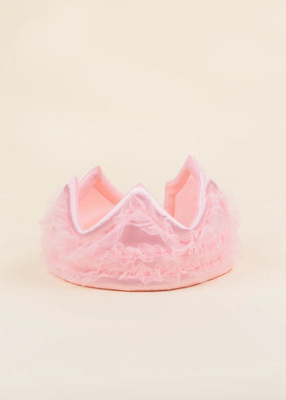 Role Play Dress-Up Pink Ruffle Crown