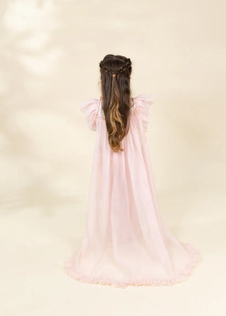 Role Play Dress-Up Pink Long Sheer Cape