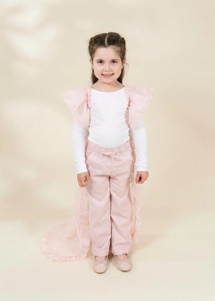 Image of Role Play Dress-Up Pink Long Sheer Cape