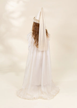 Role Play Dress-Up Cream Long Sheer Cape