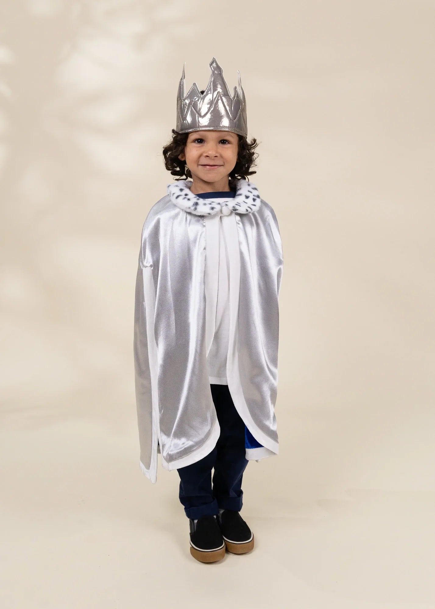 Image of Role Play Dress-Up King Cape with Crown