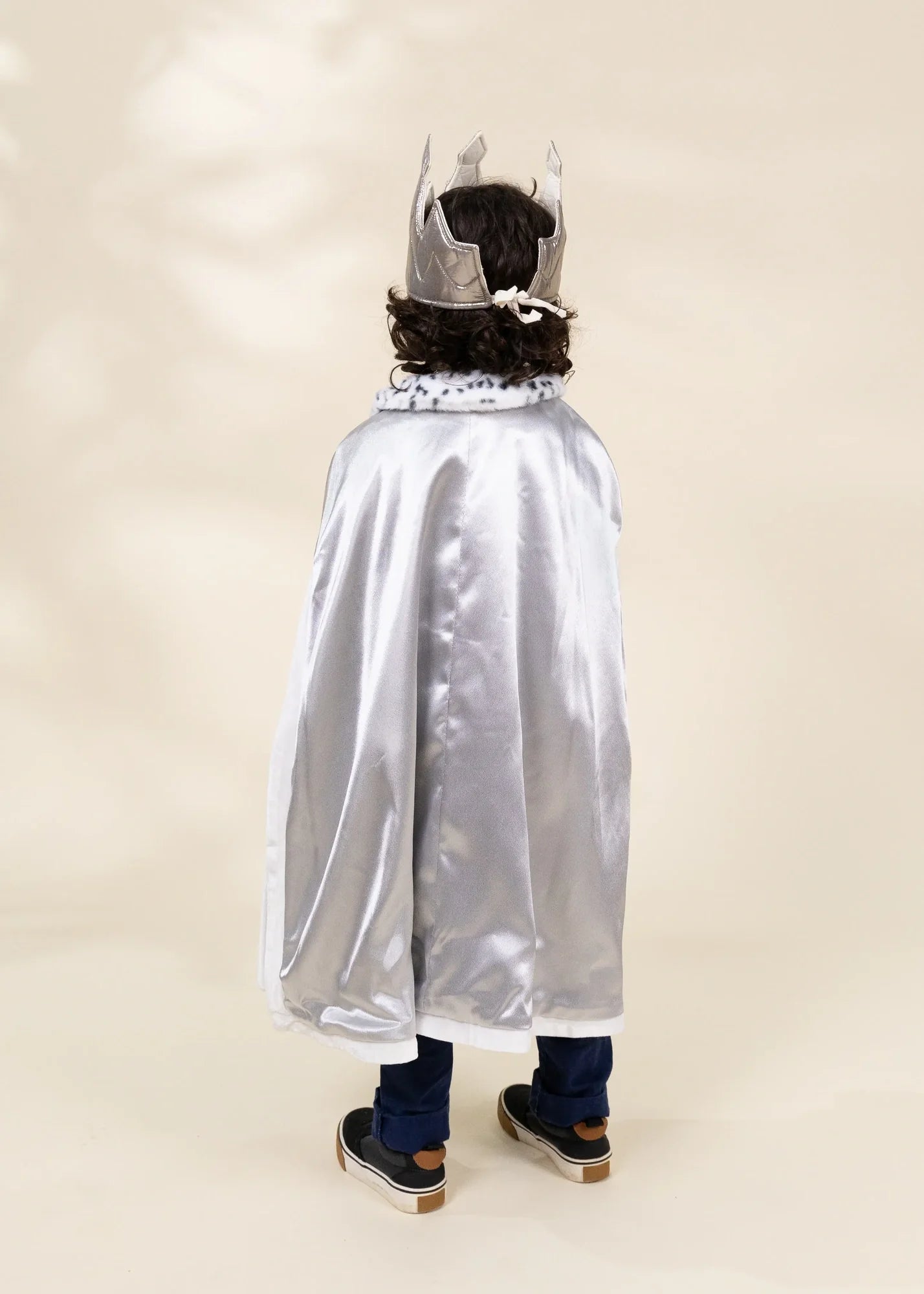 Image of Role Play Dress-Up King Cape with Crown