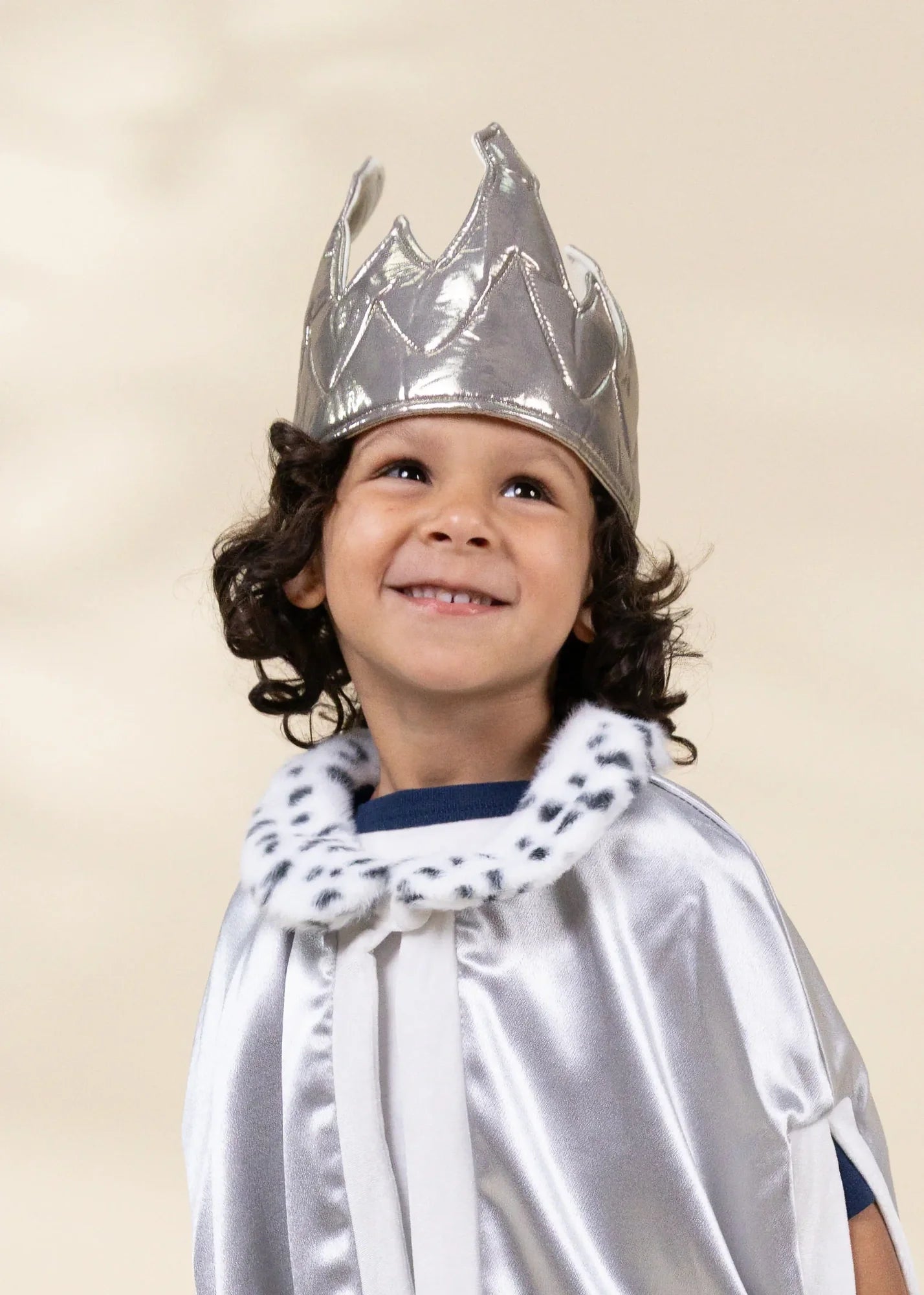 Image of Role Play Dress-Up King Cape with Crown