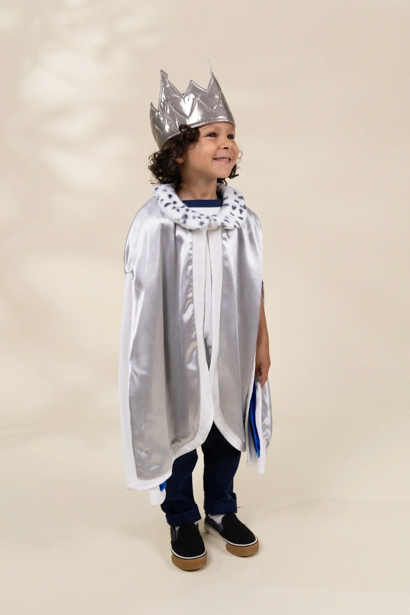 Image of Role Play Dress-Up King Cape with Crown