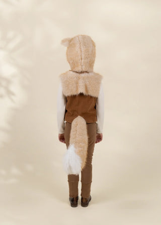 Role Play Dress-Up Fox Fur Hat Vest & Tail Set