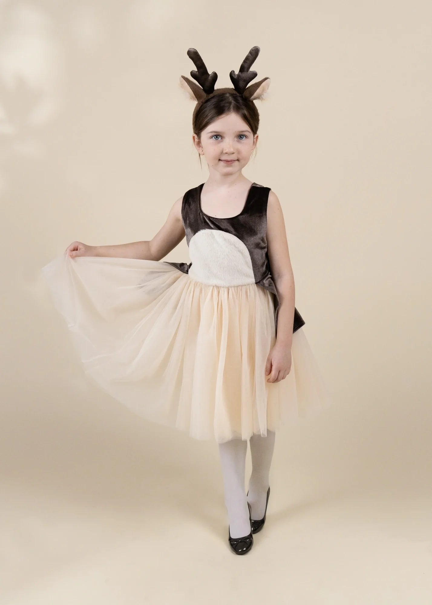 Image of Role Play Dress-Up Cotton and Tulle Animal Dress