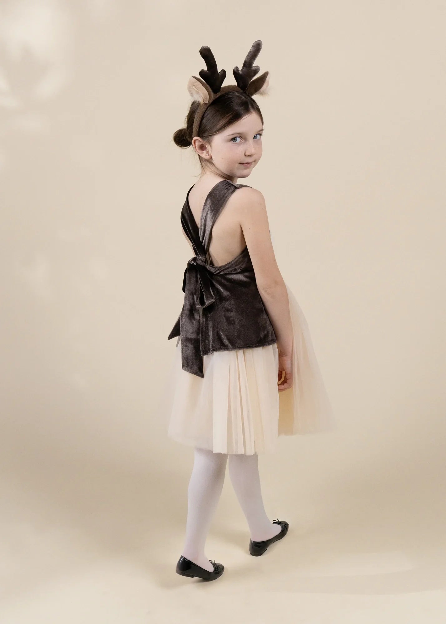 Image of Role Play Dress-Up Cotton and Tulle Animal Dress