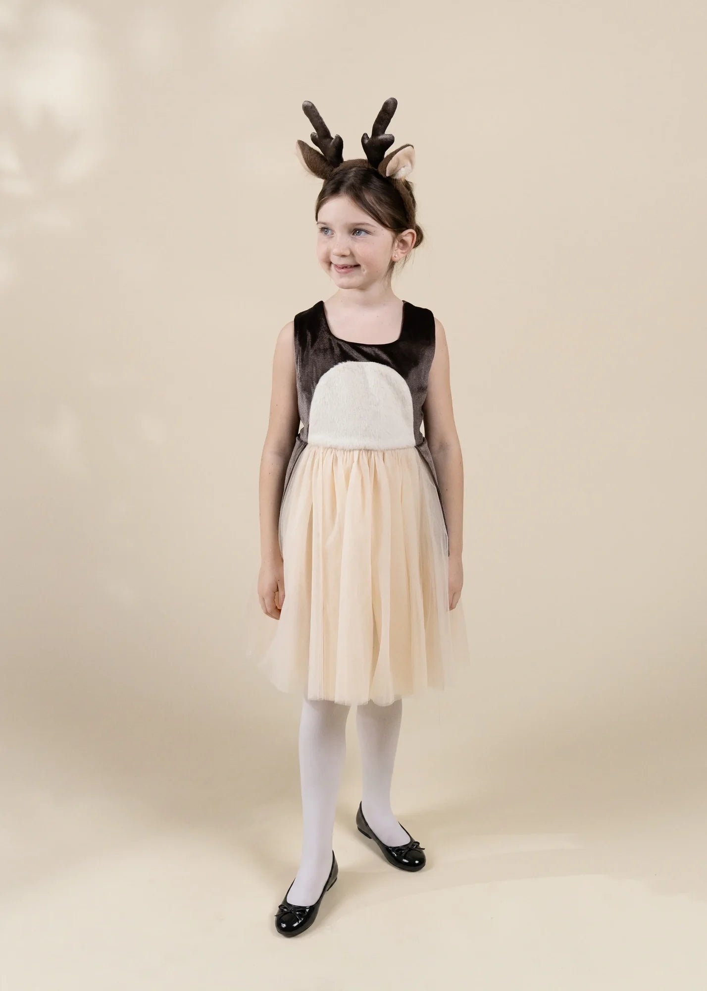 Image of Role Play Dress-Up Cotton and Tulle Animal Dress