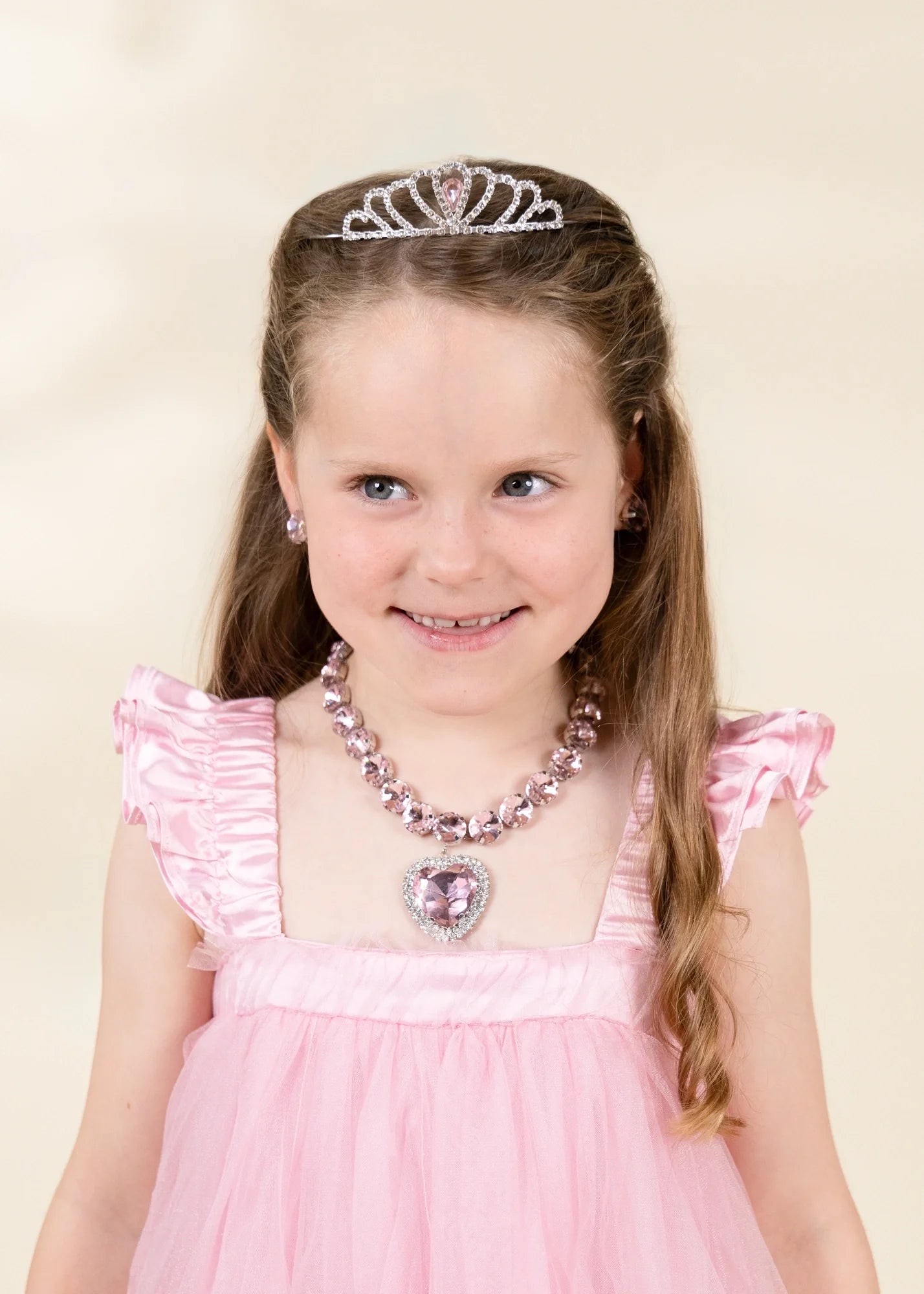 Image of Role Play Heart Princess Jewelry Set – Pink
