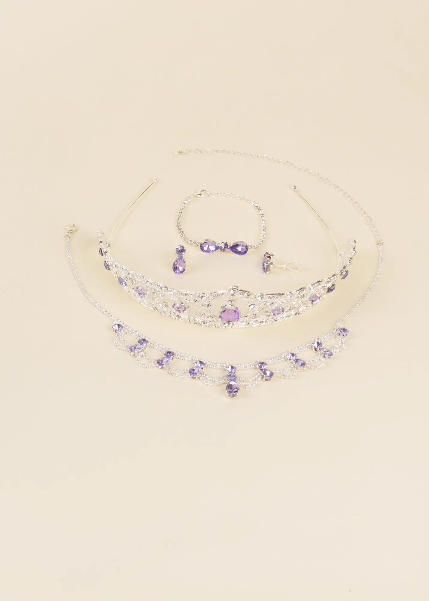 Image of Role Play Imperial Crown Jewelry Set – Mauve