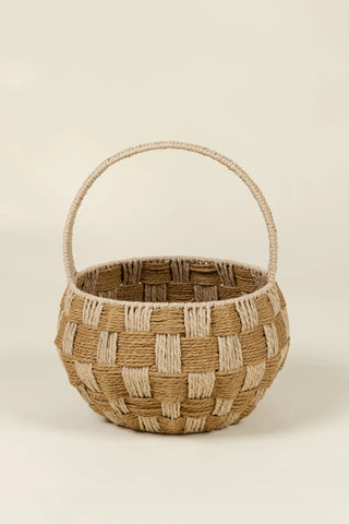 Harvest Checker Treat Basket – Large