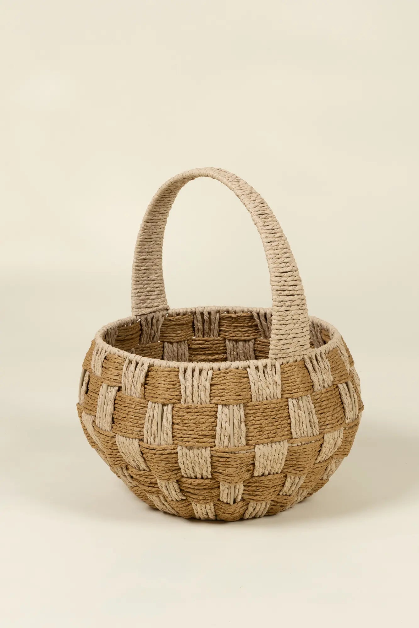 Harvest Checker Treat Basket – Large