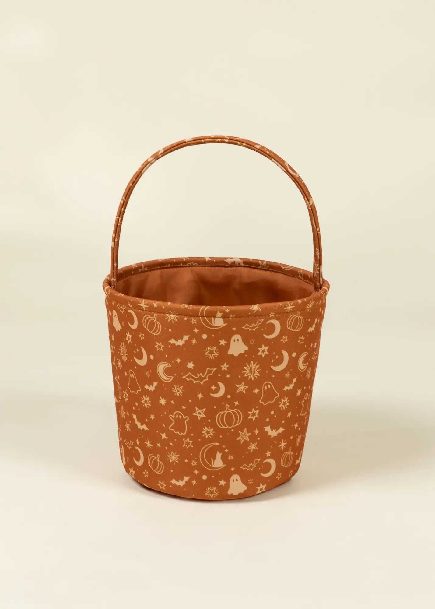 Image of Spooky Meadow Fabric Treat Basket – Medium