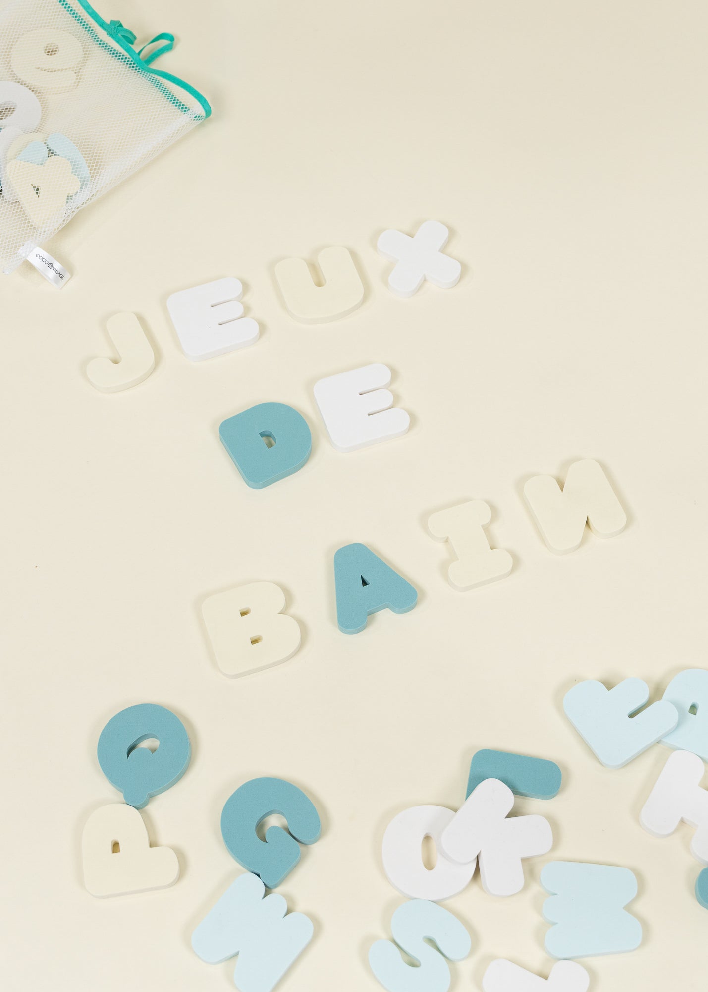 Image of EVA Foam Bath Playset - Letters & Numbers (36 Pcs)