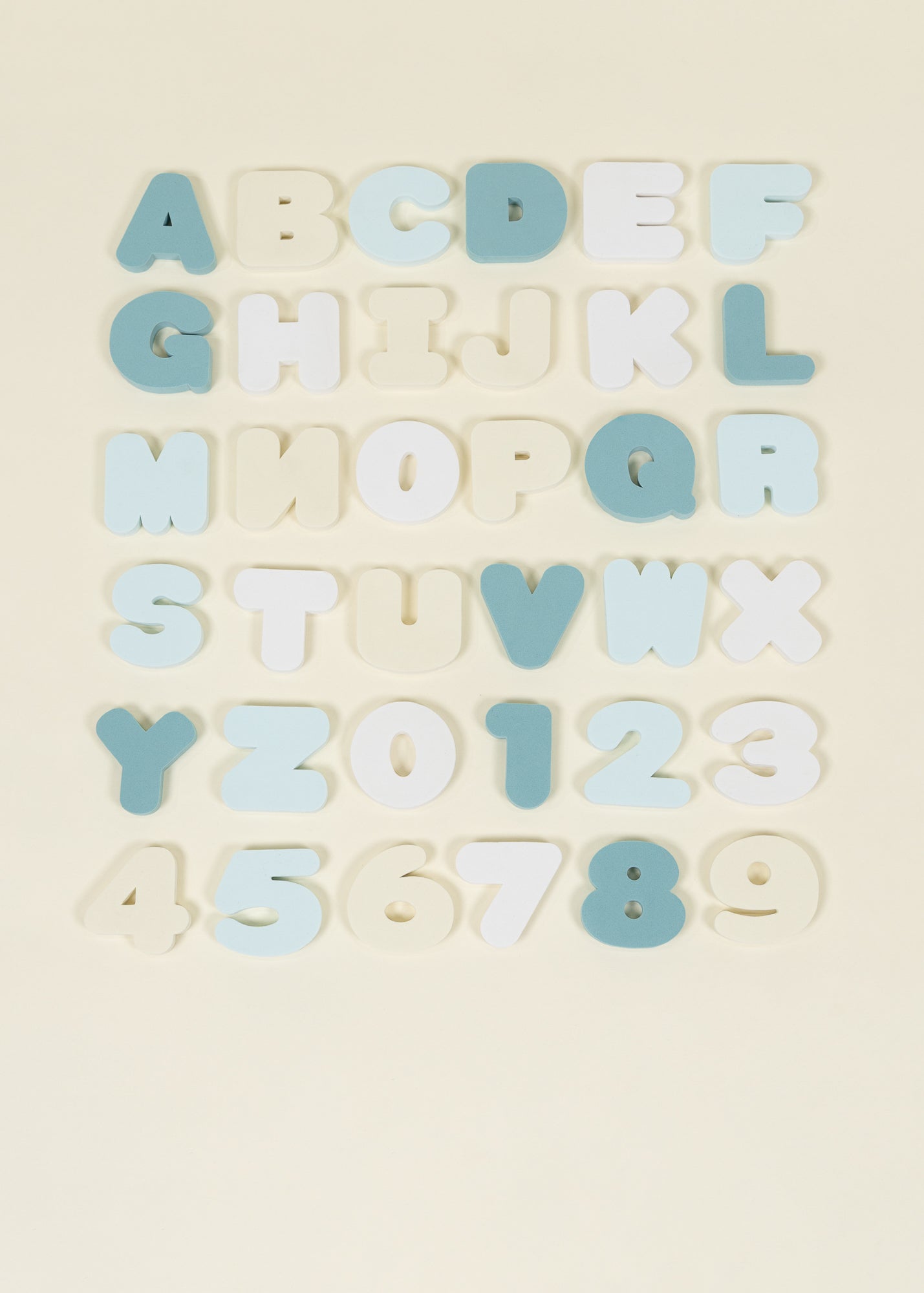 Image of EVA Foam Bath Playset - Letters & Numbers (36 Pcs)