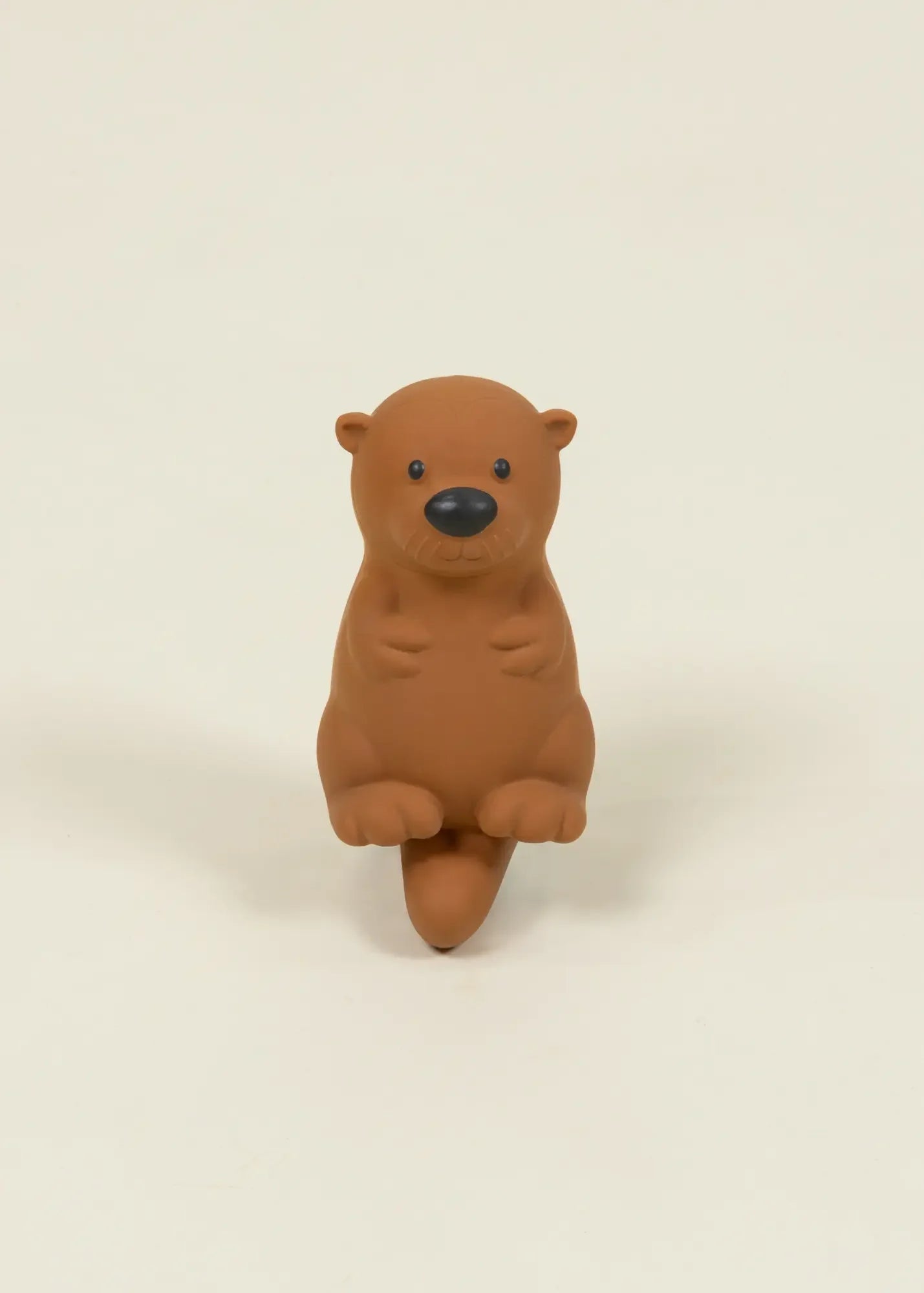 Image of Natural Rubber Baby Teether & Bath Toy - Otter