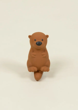 Natural Rubber Baby Teether & Bath Toy - Otter
