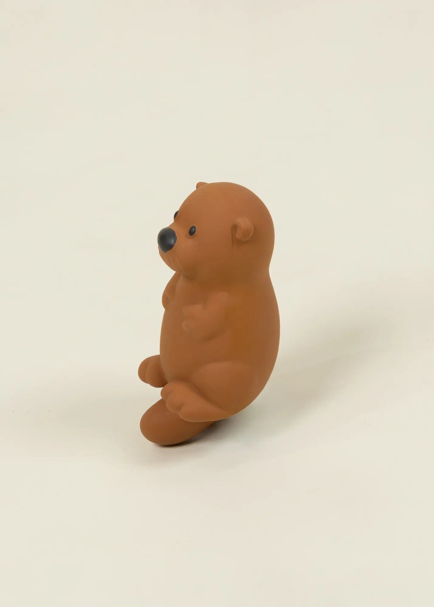 Image of Natural Rubber Baby Teether & Bath Toy - Otter