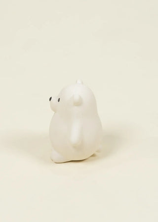 Natural Rubber Baby Teether & Bath Toy - Polar Bear