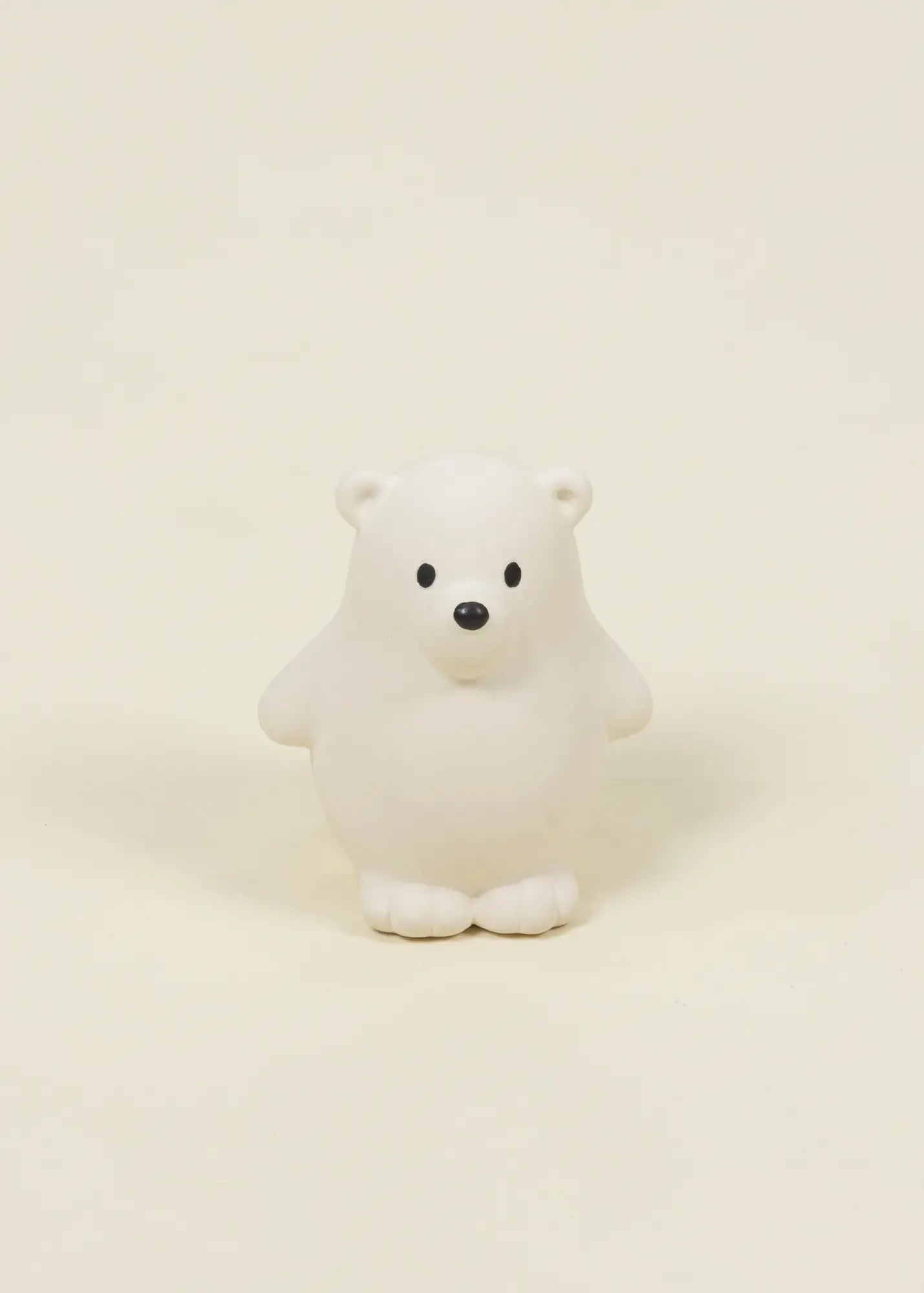 Natural Rubber Baby Teether & Bath Toy - Polar Bear
