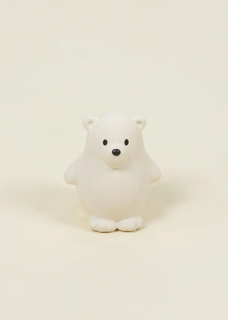 Natural Rubber Baby Teether & Bath Toy - Polar Bear