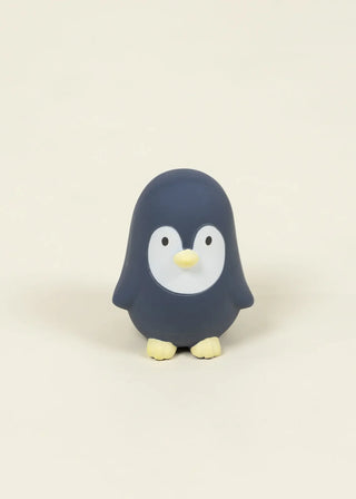 Natural Rubber Baby Teether & Bath Toy - Penguin