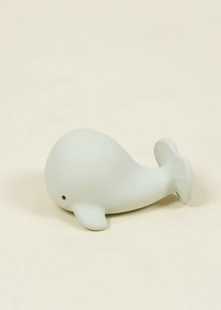 Natural Rubber Baby Teether & Bath Toy - Whale