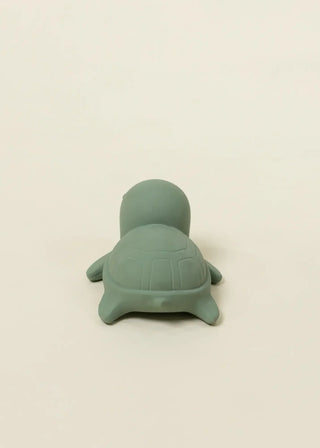 Natural Rubber Baby Teether & Bath Toy - Turtle