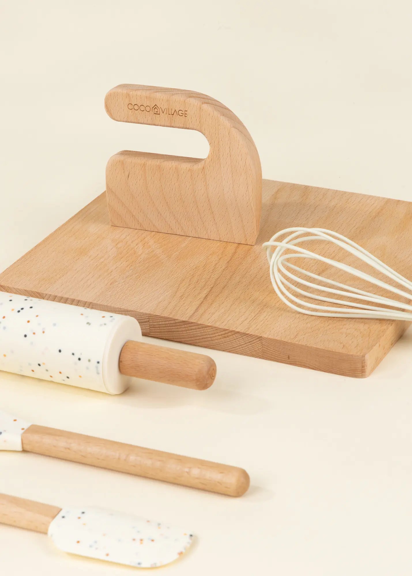 My First Wooden & Silicone Cooking Set