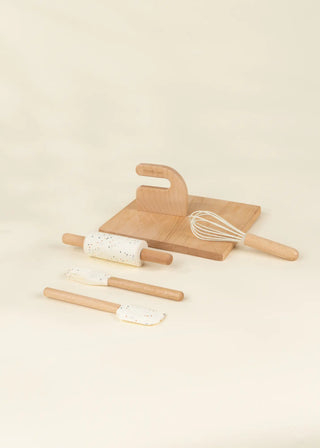My First Wooden & Silicone Cooking Set