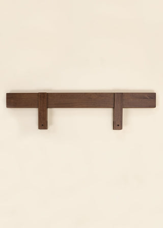 Wooden Bed Frame Rail - Walnut