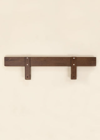 Wooden Bed Frame Rail - Walnut