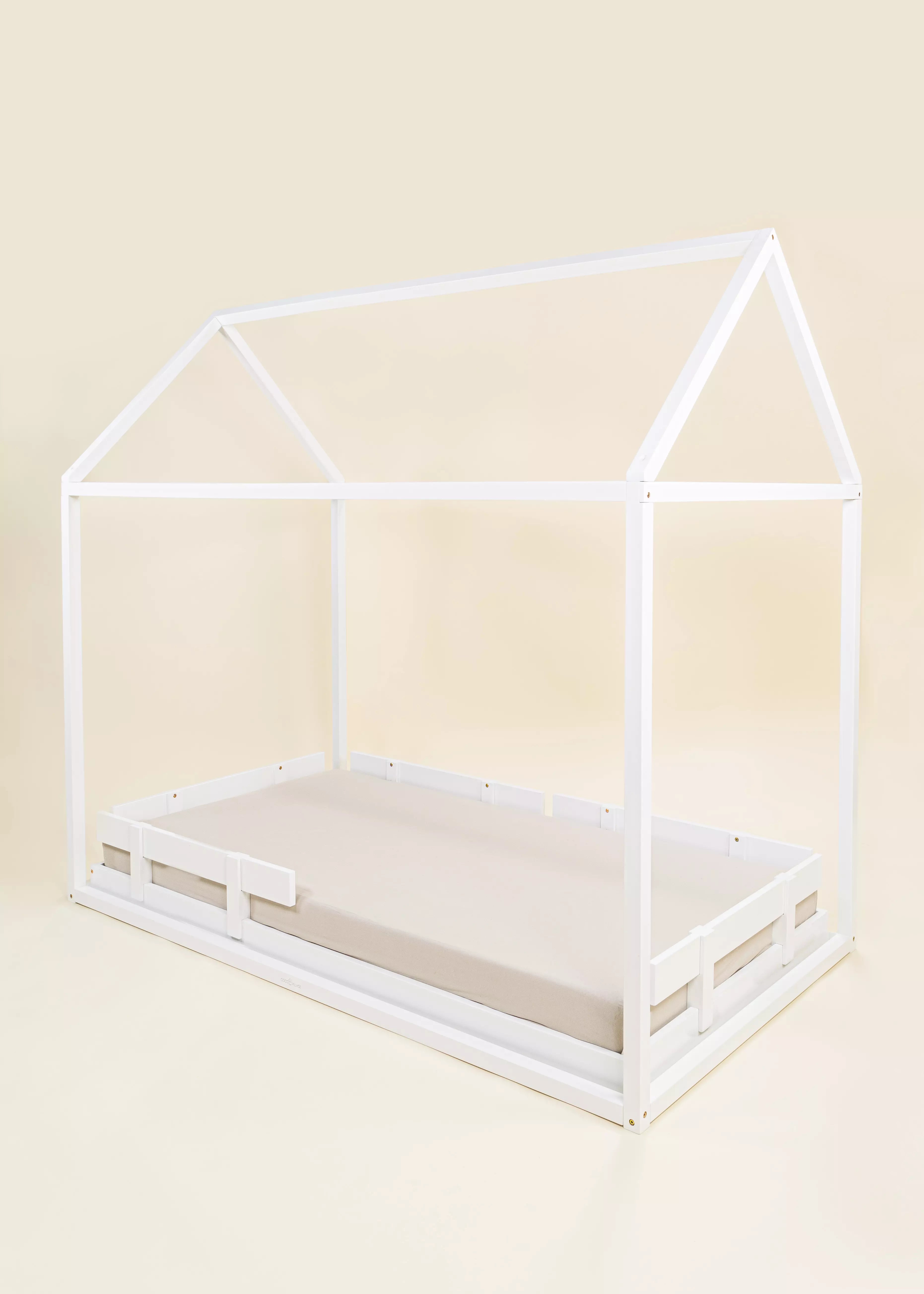 Image of Structure maisonnette en bois - Format simple - Blanc