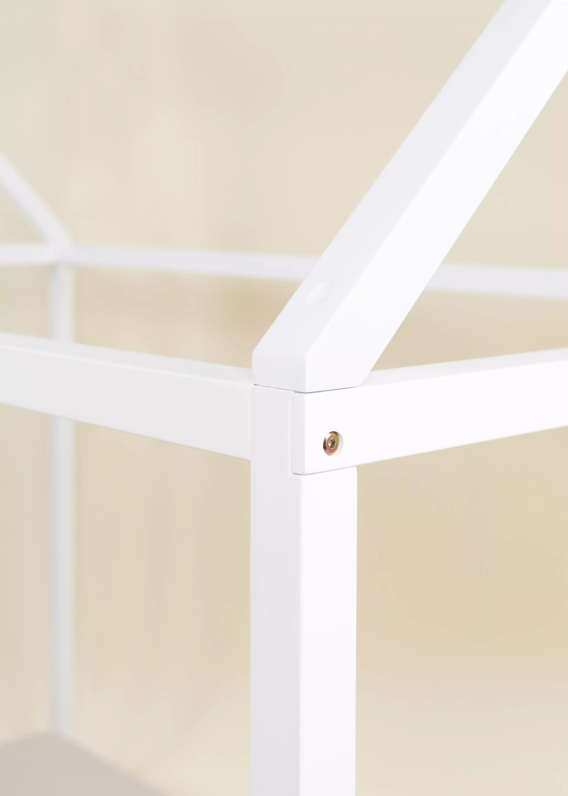 Structure maisonnette en bois - Format simple - Blanc