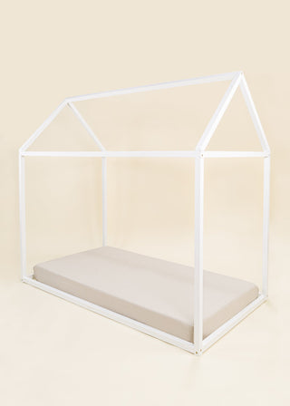 Structure maisonnette en bois - Format simple - Blanc