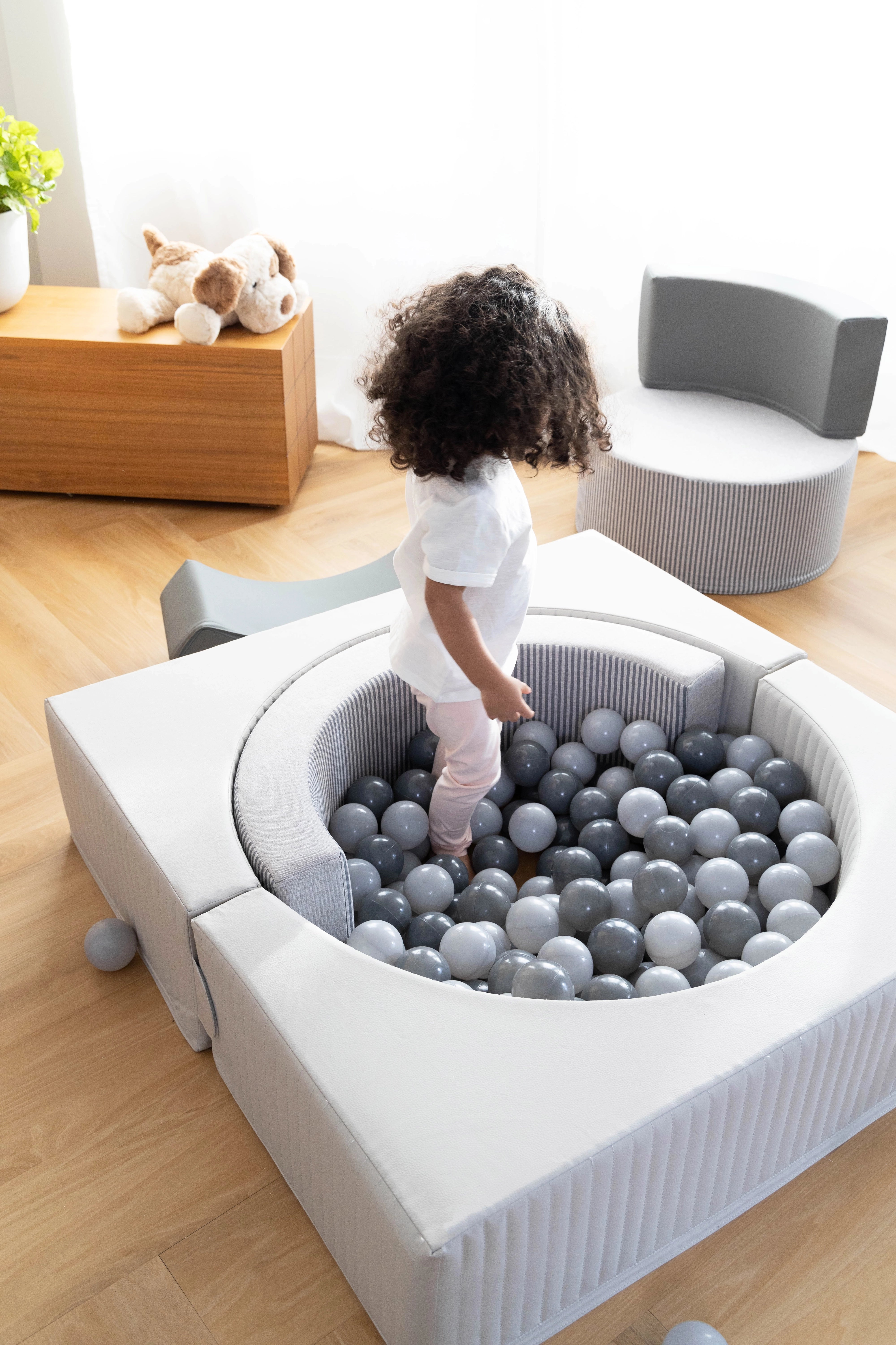 Image of Set of 200 Balls for Ball Pit Shades of Night