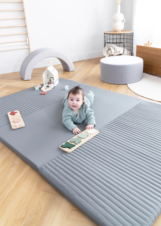 Matelas de jeux en mousse & cuir végétalien - Tons de nuit