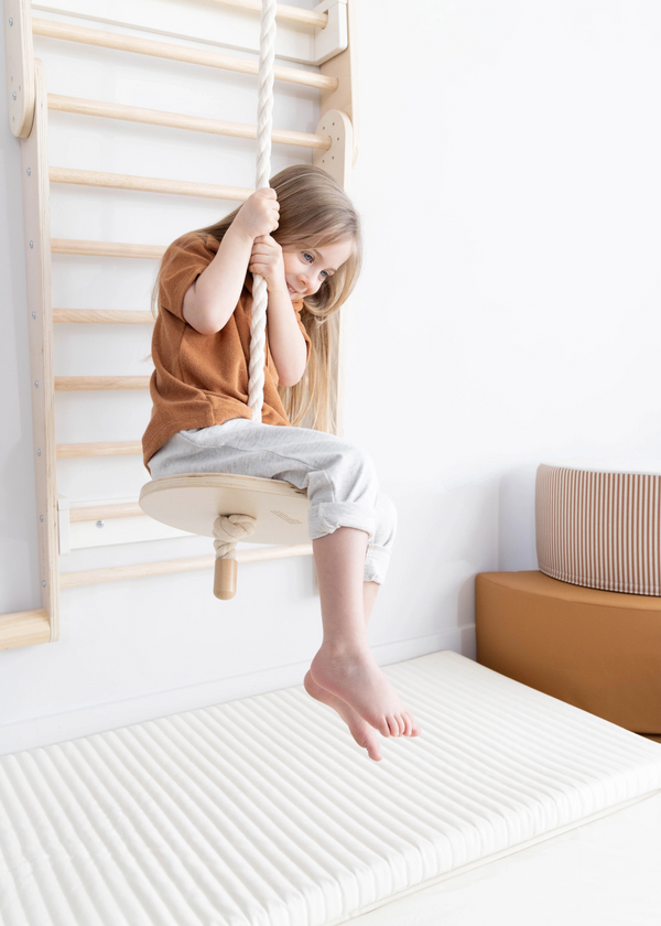 Matelas de jeux en mousse & cuir végétalien - Tons de jour