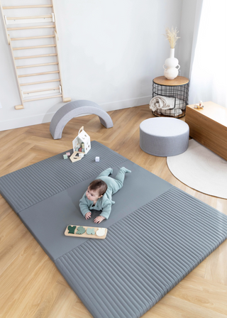 Matelas de jeux en mousse & cuir végétalien - Tons de nuit