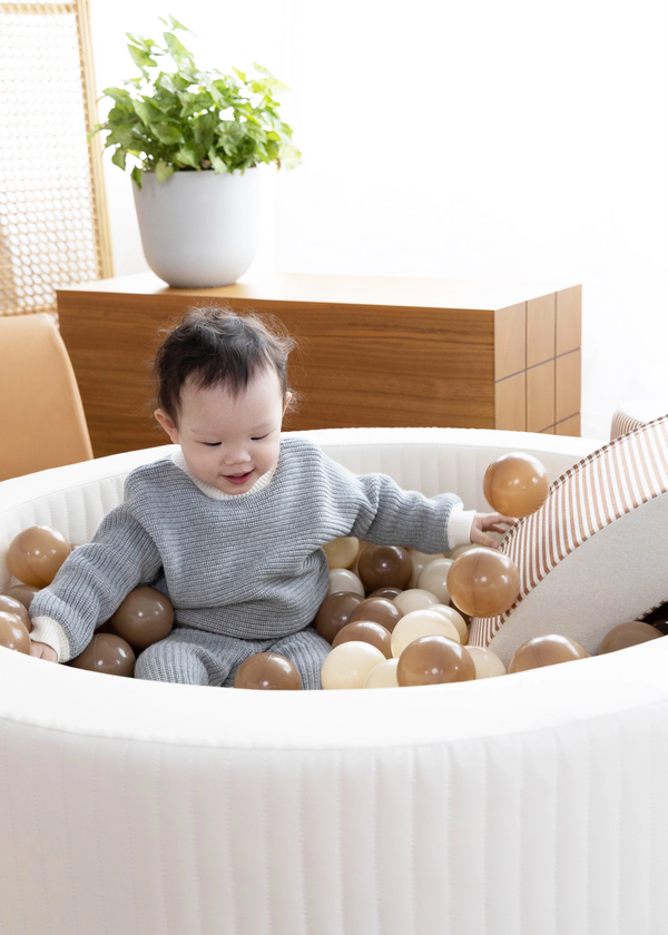 Soft Play Blocks Set and Ball Pit - Shades of Day (6pcs)