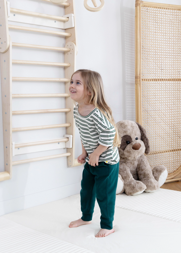Matelas de jeux en mousse & cuir végétalien - Tons de jour