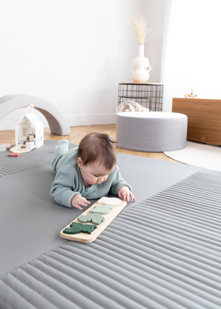 Matelas de jeux en mousse & cuir végétalien - Tons de nuit