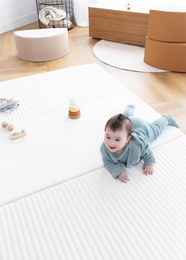 Matelas de jeux en mousse & cuir végétalien - Tons de jour