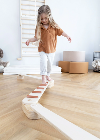 Wooden Balance Beams Set - Stripes