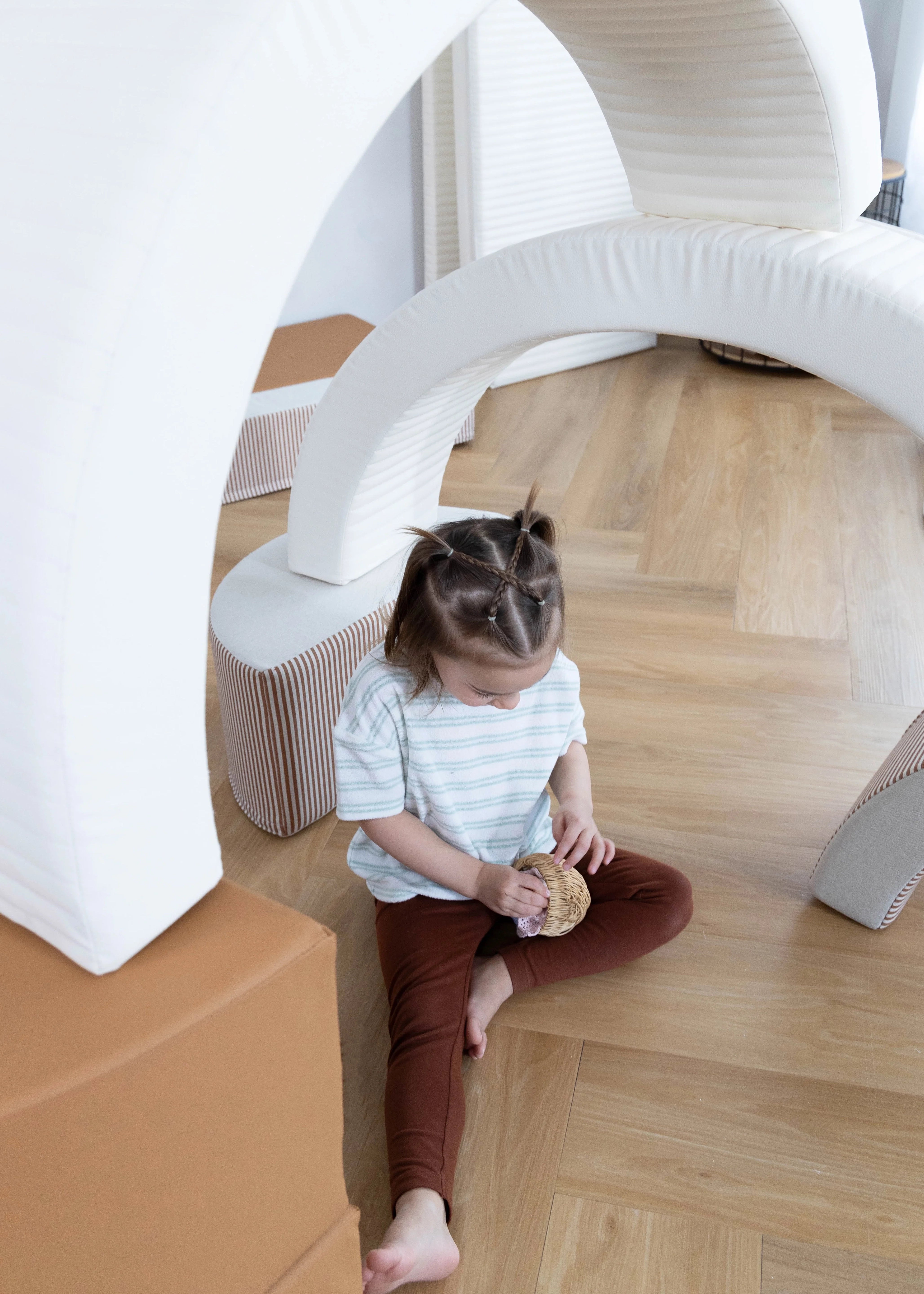 Image of Ensemble de jeux de blocs en mousse & piscine de balles (6 pièces) - Tons de jour