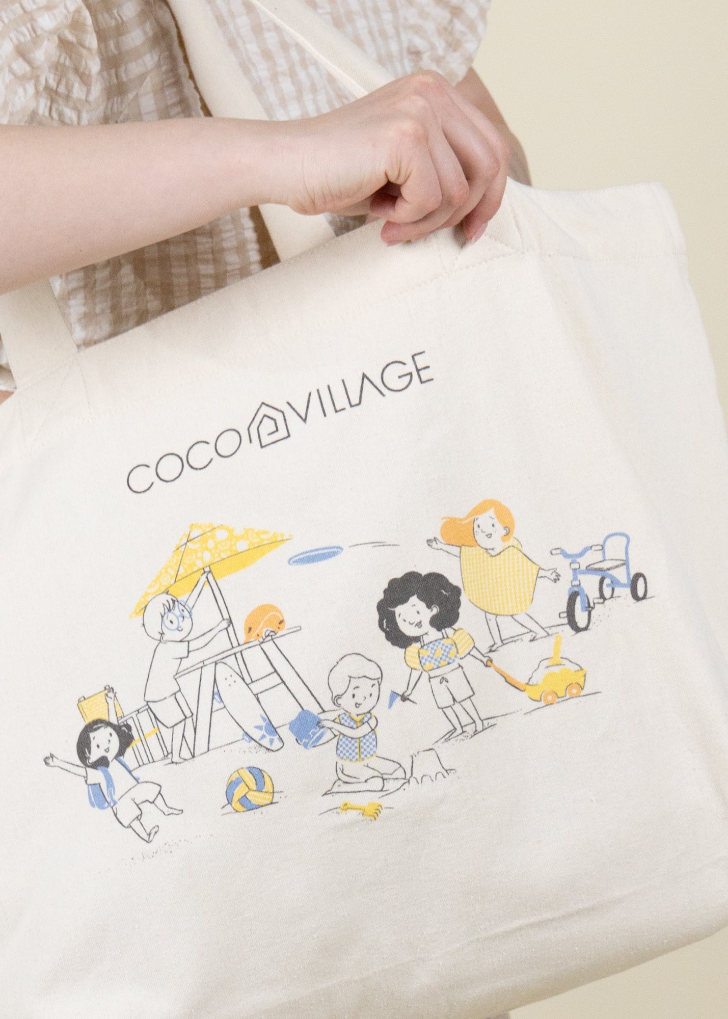 Sac fourre-tout de magasinage – Souvenirs d'une journée à la plage